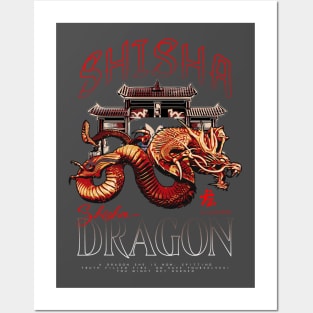 Shisha Dragon Arch Posters and Art